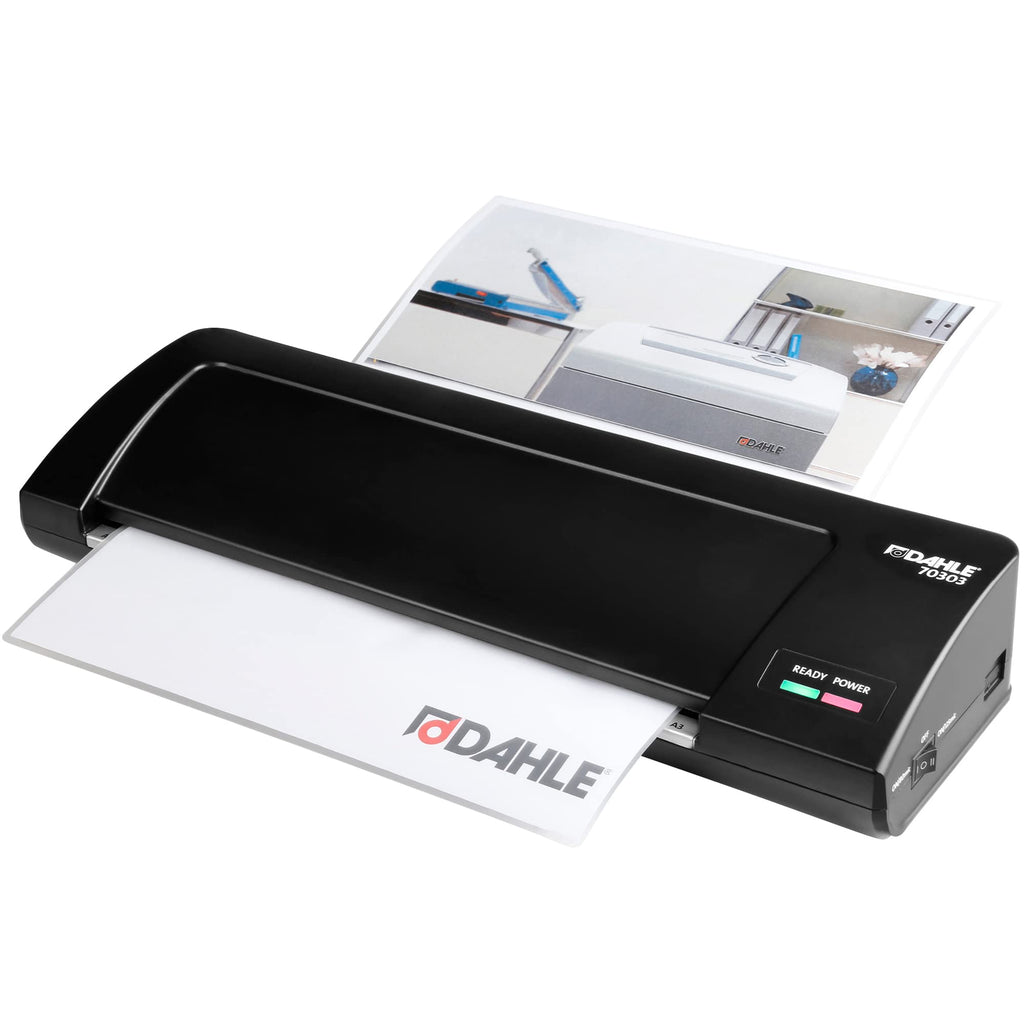 Dahle 70303 Laminiergerät (bis A3, Heißlaminieren, 40 sek. Aufheizzeit) Schwarz