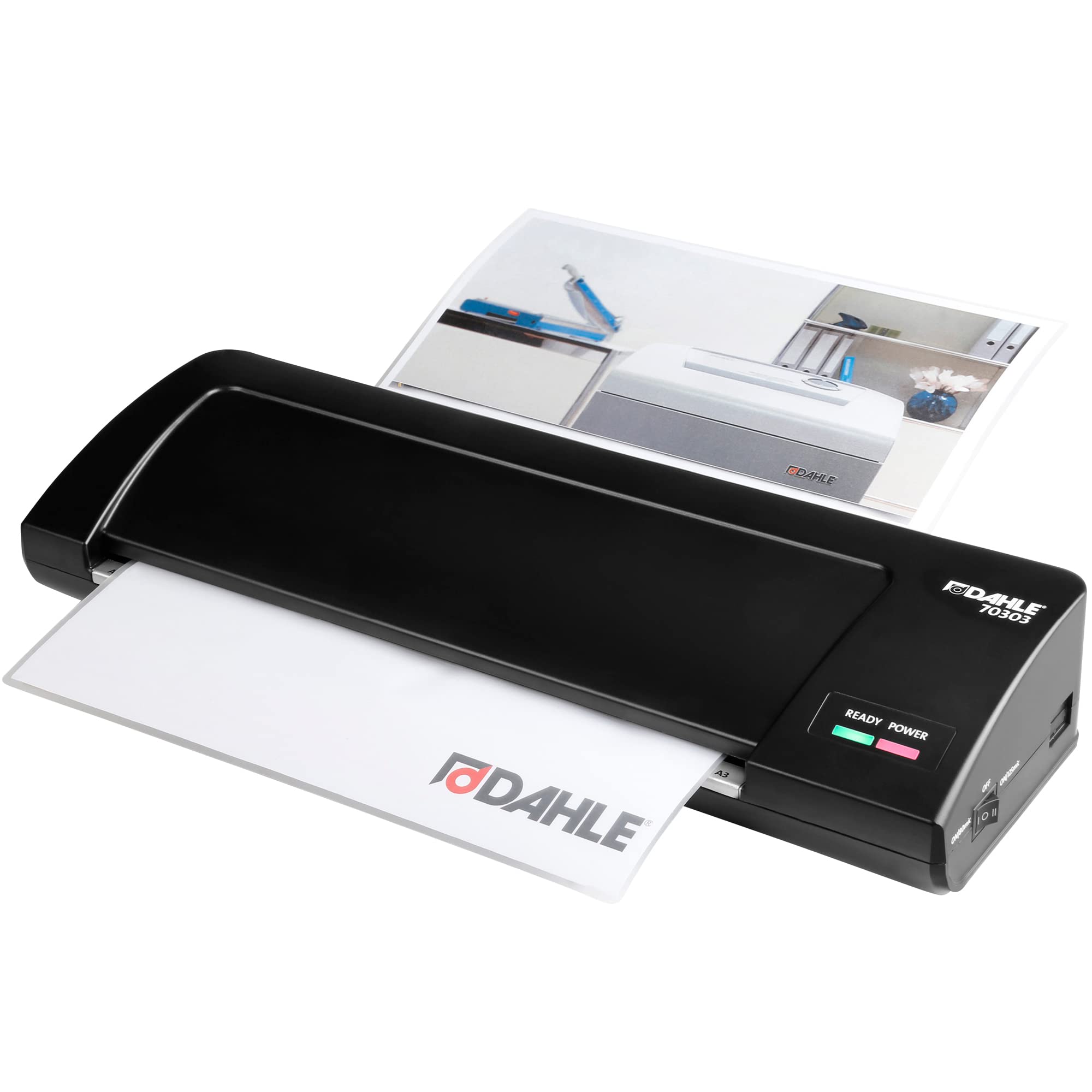 Dahle 70303 Laminiergerät (bis A3, Heißlaminieren, 40 sek. Aufheizzeit) Schwarz