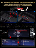 10.25" Android 14 8-Kern 4GB RAM+64GB ROM Autoradio GPS Navi für BMW X1 E84 (2009-2015) CIC Unterstützt Kabellos CarPlay IPS Touch Screen iDrive OEM Radio Bluetooth DAB+ Android Auto WiFi TPMS Can-Bus