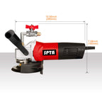 Nasspolierer, SPTA 800W / 220V 100mm Nass Poliermaschine mit variabler Geschwindigkeit und Granit-Diamantpolierkissen Betonpoliermaschine Steinpoliermaschine für Granit/Marmor/Beton/Stein (großer)