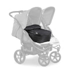 hauck 2in1 Soft Tragetasche & Fußsack für Buggy und Geschwisterwagen, für Babys ab Geburt bis 9 Monaten, Fixierbar mit 5-Punkt-Gurt, Robust & Pflegeleicht (Schwarz)
