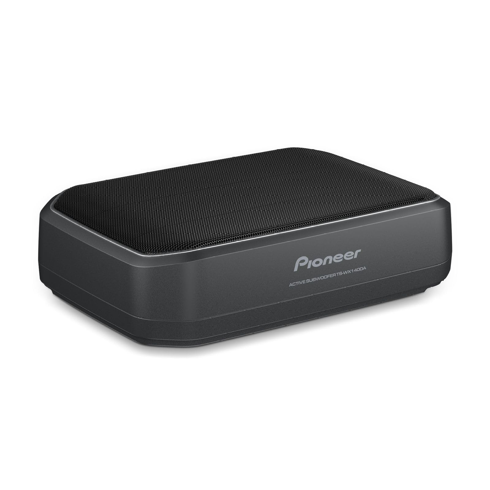 PIONEER TS-WX140DA Aktivsubwoofer, leistungsstarker Gehäuse Subwoofer mit 170 W Maximalleistung, 20 x 13 cm Subwoofer in MDF Gehäuse, IMPP Membran, schwarz, Kabelfernbedienung (5m Zuleitung)