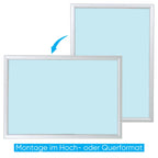 FRANKEN Wechselrahmen, Outdoor A1 Plakatrahmen, Aluminium-Klapprahmen 25 mm breit, Info-Rahmen für den Außenbereich von öffentlichen Einrichtungen, Schulen, Restaurants oder Hotels, BS1704