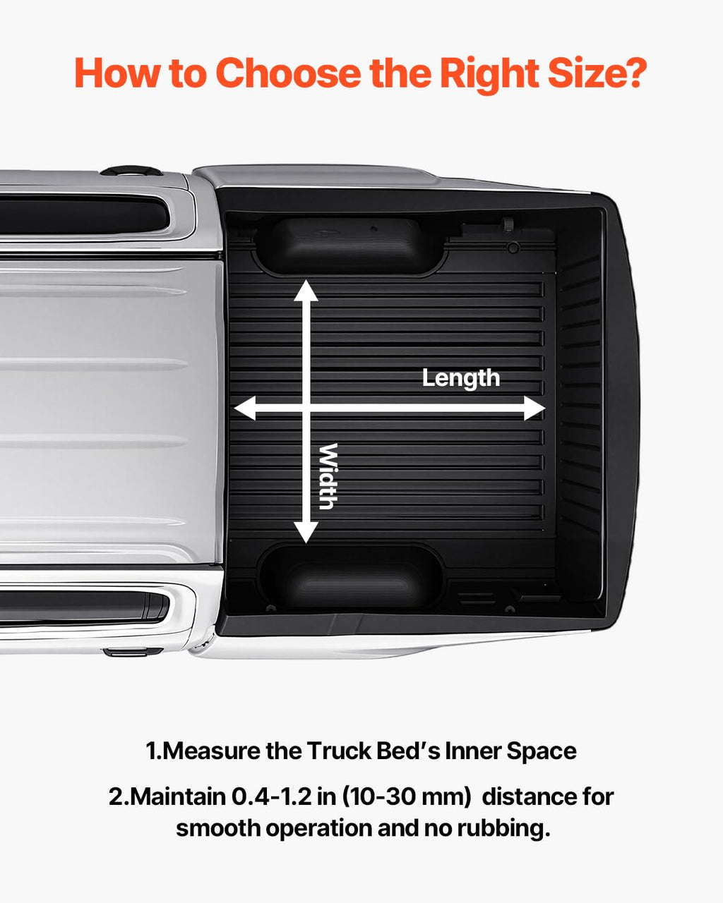 VEVOR ausziehbarer Ladeflächen-Organizer (1473 x 1040 mm) Ladeflächen-Aufbewahrungsschublade mit 453,6 kg Tragkraft & 6 beweglichen Ringen zur Sicherung, ausziehbares Fach für Trucks Schwarz
