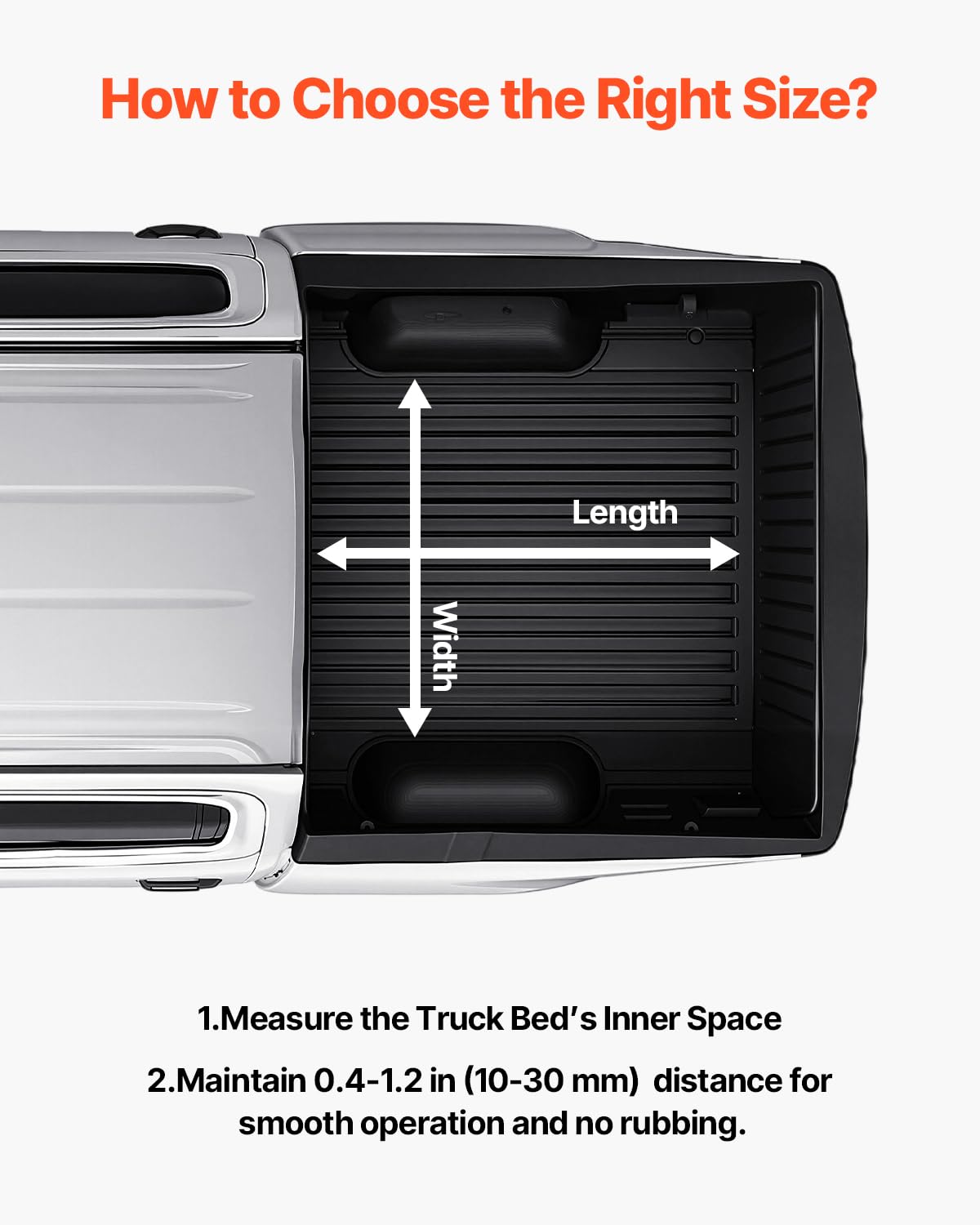 VEVOR ausziehbarer Ladeflächen-Organizer (1473 x 1040 mm) Ladeflächen-Aufbewahrungsschublade mit 453,6 kg Tragkraft & 6 beweglichen Ringen zur Sicherung, ausziehbares Fach für Trucks Schwarz