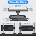 Tablet Halterung Auto,Tablethalterungen Auto - Ausziehbare KFZ Tablet Halter Kopfstütze,Universal 360° DrehungTablet Kopfstützenhalter für iPad,Switch,Sumsung Tab,Smartphone und 4,7-13 Zoll Geräte