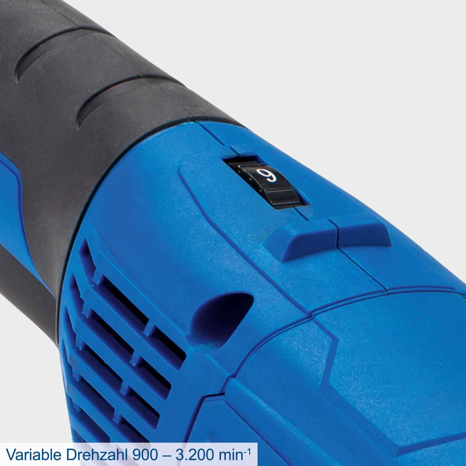 Scheppach Satiniermaschine MRS1300 Schleifmaschine Bürstenschleifer mit Messingdrahtbürste | Softstart | 1300W | 100mm Bürstenbreite mit Ø120mm | variable Drehzahl | Anschluss für Absauganlage