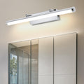 Dehobo LED Spiegelleuchte Bad 42CM 9W - Spiegellampe Badezimmer mit Schalter IP44 Wandbeleuchtung Neutralweiß 4000K 730LM für Badzimmer - Badleuchte Badspiegel Lampe Edelstahl Spiegel Schminklicht