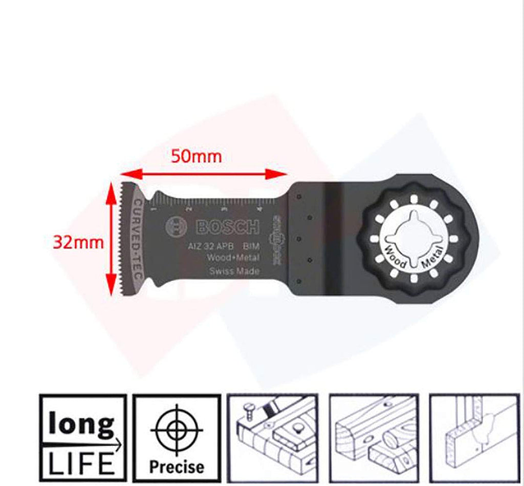 Bosch 5 tlg. Starlock Best of Cutting Tauchsägeblatt Segmentsägeblatt Multitool Set (für Holz und Metall, Professional Zubehör Multifunktionswerkzeug)