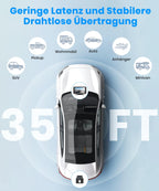 AUTO-VOX Rückfahrkamera kabellos: 5" 1080P Monitor,Dual-Channel,30 Min. Einbau,Stabile Digitale Funkübertragung,IP69K Wasserdicht & Nachtsicht,für SUV, LKW, PKW, Pickup,Anhänger