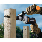 WORX WX328 Schlagbohrmaschine 810W - exaktes Bohren in Holz, Beton & Stahl - einfacher Werkzeugwechsel - stufenlose Drehzahlregulierung - exakte Bohrtiefe mit Tiefenanschlag - ergonomisches Design