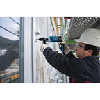Bosch Professional Schlagbohrmaschine GSB 18-2 RE (inkl. Tiefenanschlag 210 mm, Zusatzhandgriff, Zahnkranzbohrfutter 13mm, im Handwerkerkoffer)