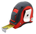 SOLA PRO-TM - Bandmaß 5m / 19mm - robustes Profi-Rollbandmaß mit Gürtelclip - Stahlband, gelb lackiert mit mm Skala - Genauigkeitsklasse I - Rollmeter mit beweglichem Endhaken - Länge 5m/19mm