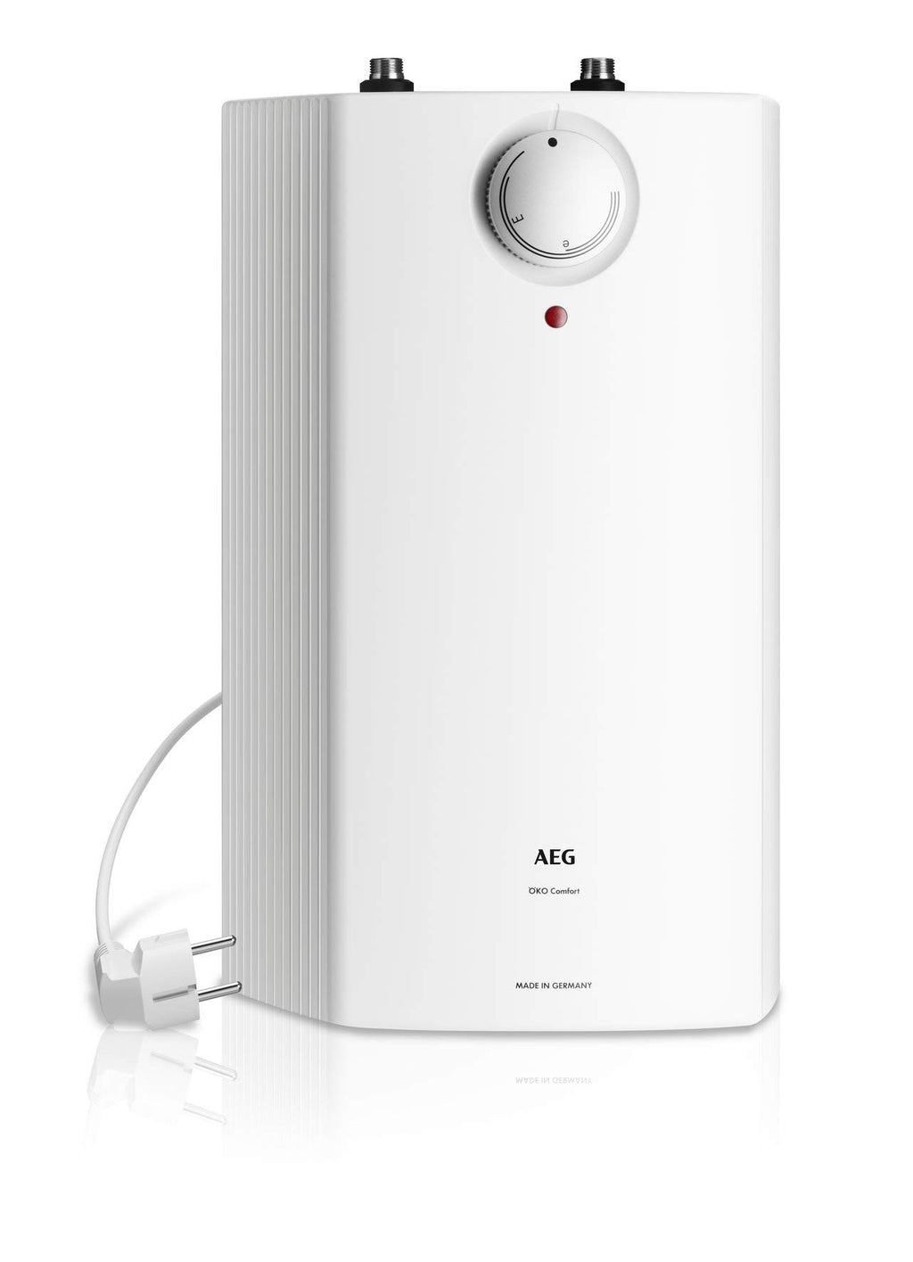 AEG druckloser Kleinspeicher Huz 5 Comfort mit ThermoStop-Technologie mit Stecker, 5l, untertisch, stufenlose Temperaturwahl von ca. 35-85 °C, 2kW, 222164