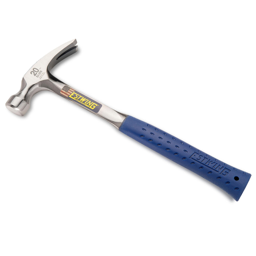 ESTWING Klauenhammer mit Vinylgriff, gerade, Ø27mm 560g, glatte Bahn