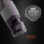 Poliermaschine, Winkelpolierer, SPTA 12V Mini Ezenter Poliermaschine Polierer, Polierer 25mm/50mm/80mm Polierteller/Polierschwamm/Wollscheibe, zum Polieren von Auto, Möbeln - LD104DE-V2