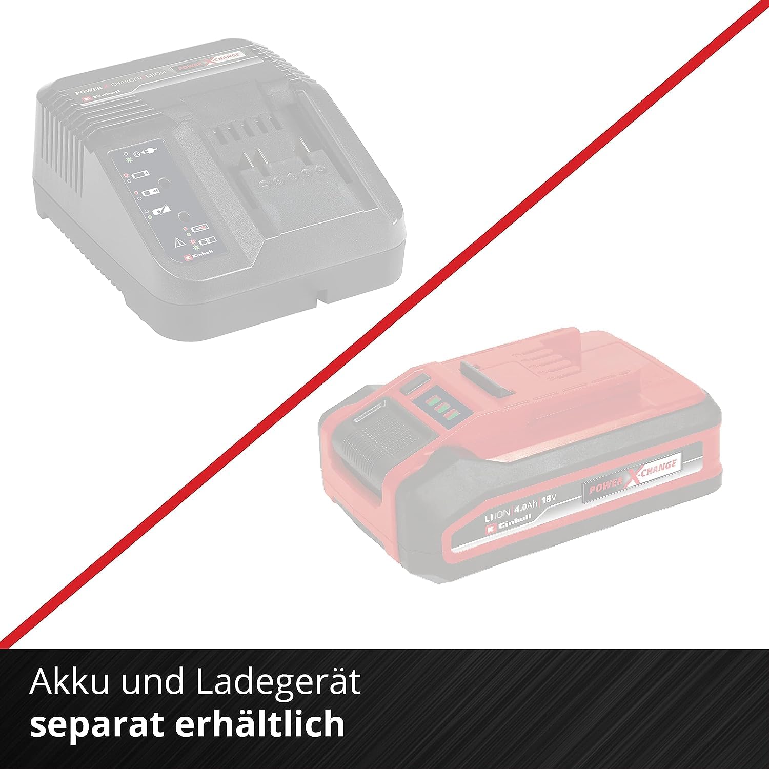 Einhell Akku-Stichsäge TE-JS 18/80 Li-Solo Power X-Change (18 V, max. 80 mm Schnitttiefe, 4-Stufen Pendelhub, Absaugadapter, Parallelanschlag, LED-Licht, ohne Akku)
