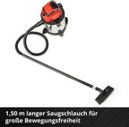 Einhell Akku-Nass-Trockensauger TC-VC 18/20 Li S-Solo Power X-Change (18 V, 20 L Edelstahlbehälter, Rollen, Zubehörhalterung, inkl. div. Filter und Düsen, ohne Akku)