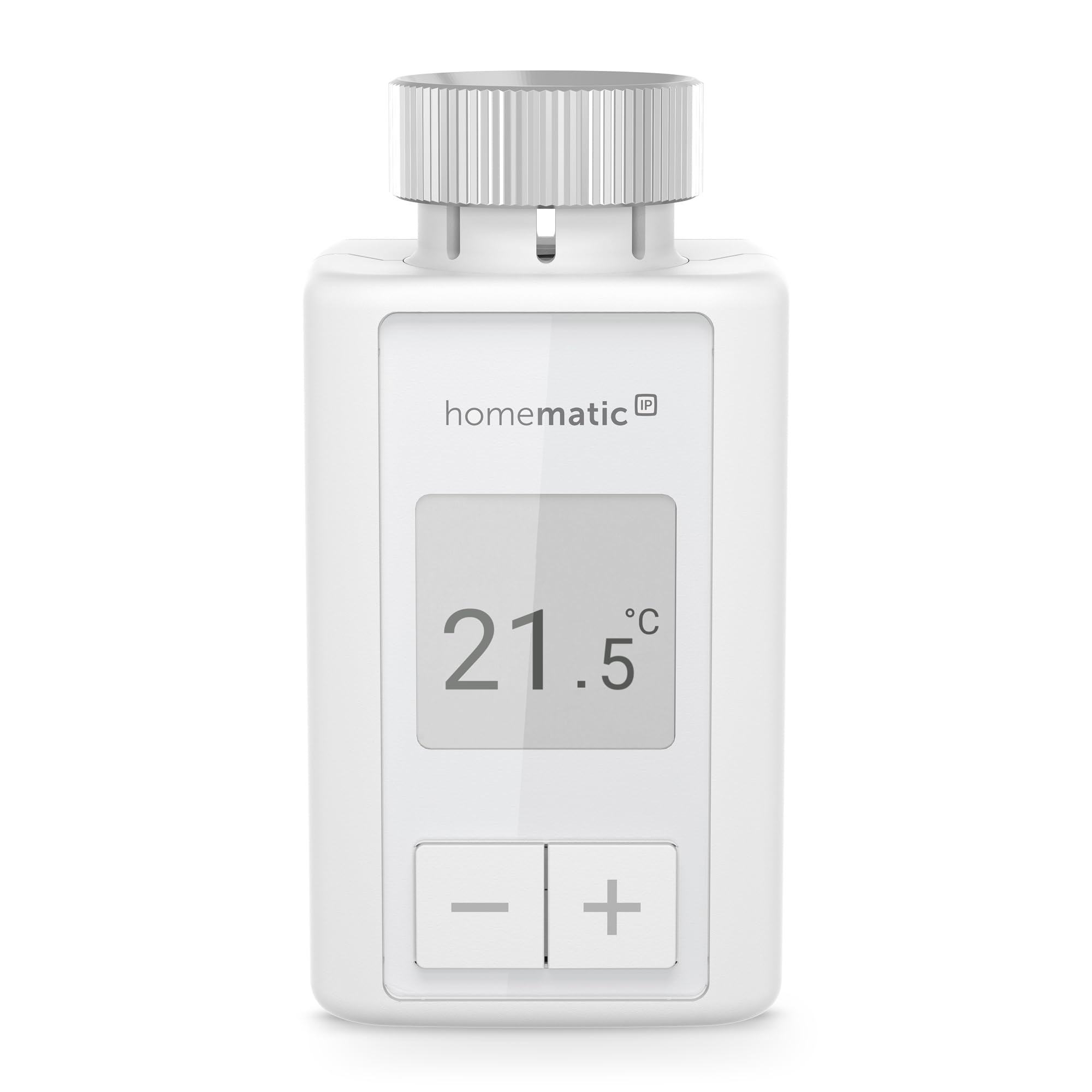 Homematic IP Smart Home Heizkörperthermostat – Flex, digitaler Thermostat Heizung, Steuerung per App, Alexa, Google Assistant, einfache Installation, Energie sparen, 160230A0
