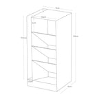 Yamazaki 3319 TOWER Stiftehalter, weiß, Stahl, minimalistisch, 9 x 9 x 20 cm