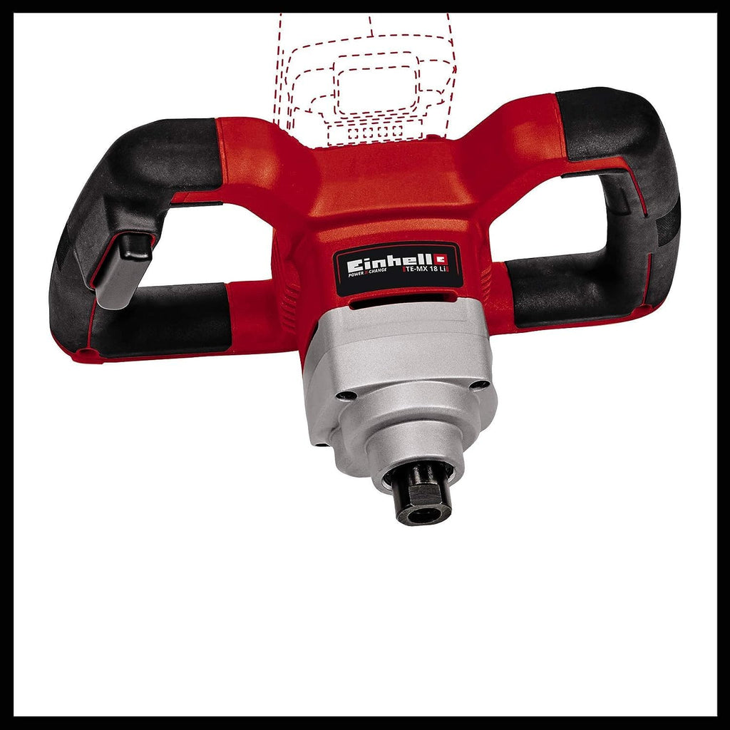 Einhell Akku-Farbmörtelrührer TE-MX 18 Li-Solo Power X-Change (Li-Ion, 18 V, Drehzahl-Elektronik für material- & anwendungsgerechtes Arbeiten, ohne Akku und Ladegerät)
