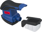 Güde 58481 Akku Deltaschleifer DS 18-0 (18 V, Easy-Energy-Exchange, 150 x 150 x 100 mm Klett-Schleifpapier, mit Staubfangbox, ergonomischer Anti-Rutsch-Handgriff mit Softgrip, ohne Akku und Ladegerät)