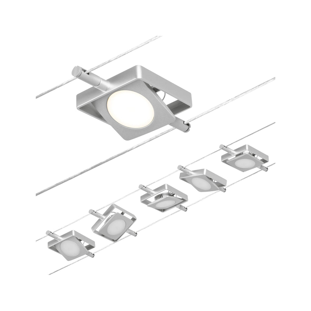 Paulmann Wire Systems Set MacLED 5x4,5W Chrom matt