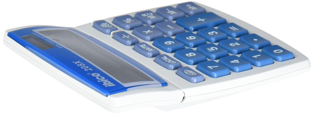 Rexel Ibico Tischrechner (208X) weiß/blau