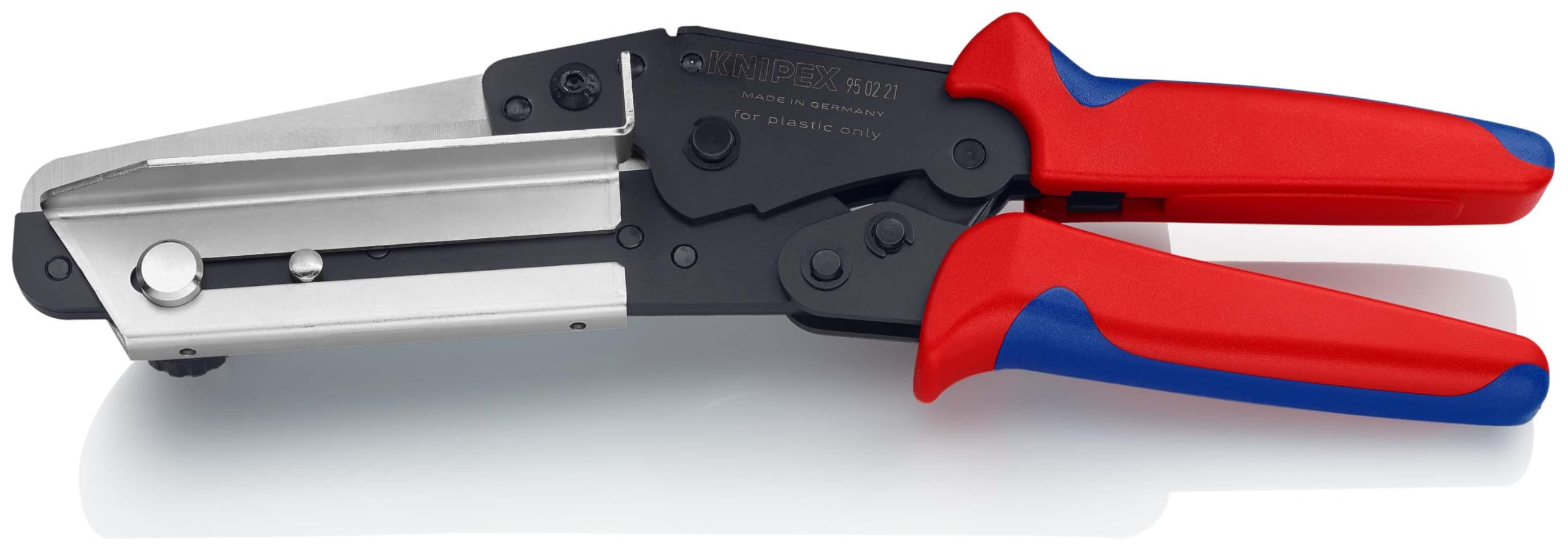 KNIPEX Schere für Kunststoffe auch für Kabelkanäle mit Mehrkomponenten-Hüllen 275 mm, 95 02 21