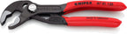 KNIPEX Cobra Hightech-Wasserpumpenzange auf SB-Karte mit rutschhemmendem Kunststoff überzogen 125 mm, 87 01 125 SB