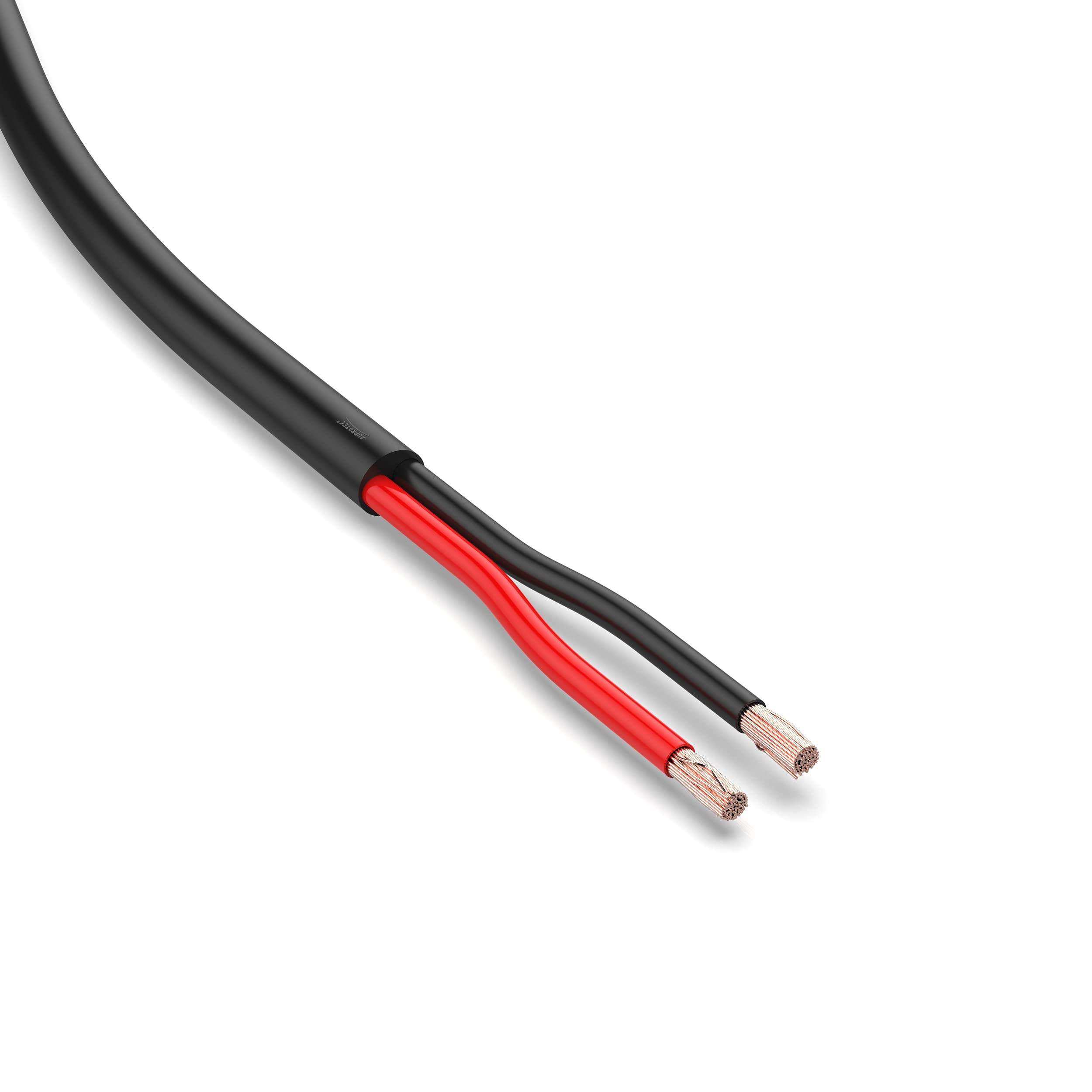 AUPROTEC KFZ Kabel 2x2,5 mm² 5m rund FLRYY I Rundkabel Fahrzeugkabel/Fahrzeugleitung Verschiedene Anwendungen I 2 poliges Kabel für Anhänger geeignet