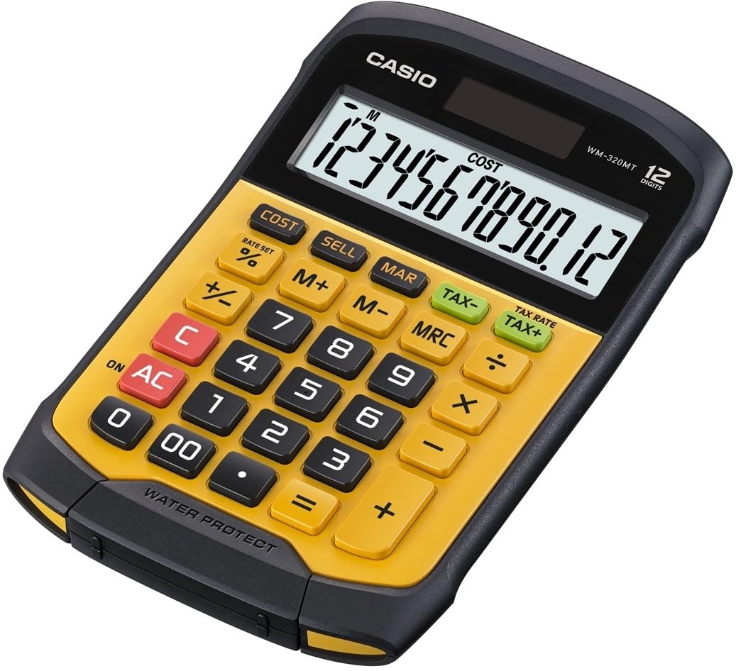 Casio WM-320MT-BOITE, Gelb, Schwarz