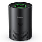 Luftreiniger Allergiker, HEPA Luftfilter gegen Schimmel, Staub und Tierhaare bis zu 0,3 µm 185m³/h CADR für Schlafzimmer bis zu 110m², Luftqualitätsanzeige, Kindersicherung, 3 Geschwindigkeiten, 25dB