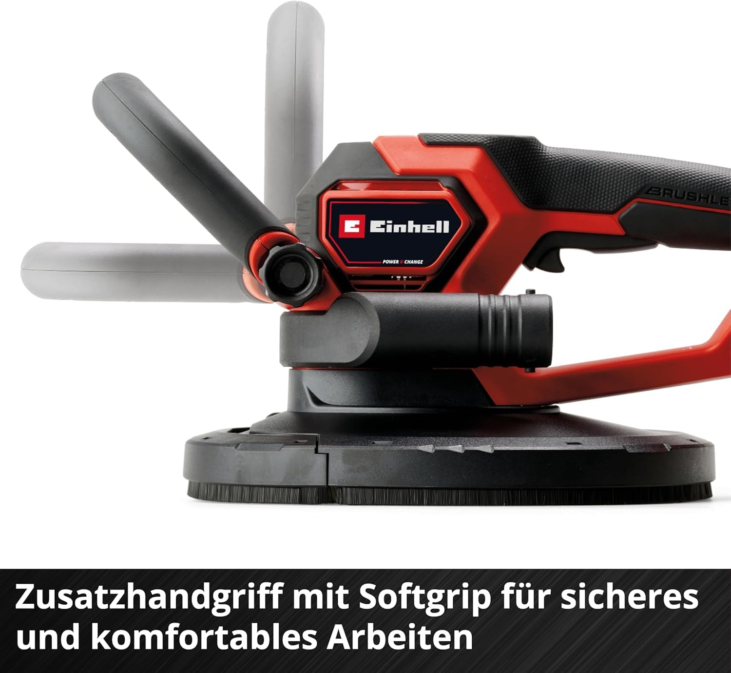 Einhell Professional Akku-Trockenbauschleifer TP-DWS 18/225 Li BL Solo Power X-Change (18 V, Brushless, inkl. 6 x Ø 225 mm Schleifpapier & 1 x Gitterleinen, ohne Akku und Ladegerät)