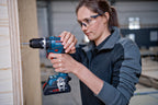 Bosch Professional 18V System Akku Schlagbohrmaschine GSB 18V-90 C (inkl. 2x Akkus 4.0Ah, Schnellladegerät GAL 18V-40, L-BOXX)