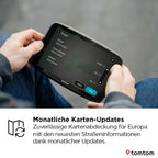 TomTom LKW-Navi GO Professional 2. Generation (6" großer kapazitiver Touchscreen mit Karten von Europa und Echtzeit-Verkehrsinformationen, speziell für LKW, Transporter, Busse und große Fahrzeuge)
