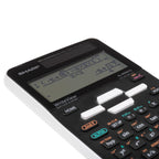 SHARP EL-W550TG Wissenschaftlicher Schulrechner (D.A.L.-Eingabe, Solar, WriteView) Schwarz