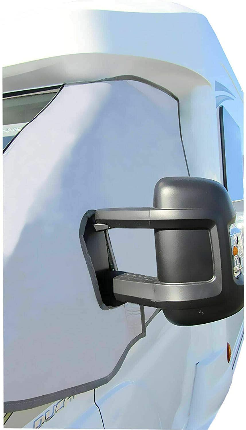 Außen Thermofenstermatte Silber Thermoschutz Abdeckung für FIAT Ducato, Peugeot Boxer, Citroen Jumper X250/290 von 2006-2025 Außenisoliermatte Wohnmobil Abdeckung Sonnenschutz