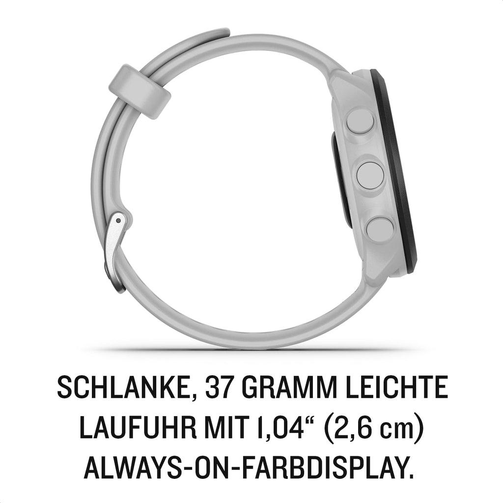 Garmin Forerunner 55 – GPS-Laufuhr mit 1,04“ Always-On-Farbdisplay, täglichen Trainingsempfehlungen, Laufzeitprognose, 15+ Sport-Apps, bis zu 14 Tagen Akkulaufzeit
