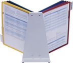 Durable Tisch-Sichttafelsystem (Vario Table 10, mit 10 Sichttafeln A4) mehrfarbig, 557000