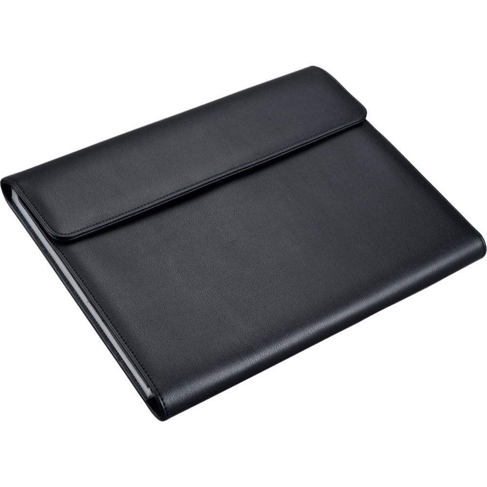 Alassio 31511 - Fächermappe Vado mit 12 Fächern, DIN A4, ca. 33 x 26 x 4 cm, schwarz, aus Lederimitat