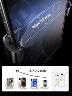 UGREEN Handyhalterung Auto [Upgrade Bombenfest Lüftungshaken] Smartphone Halterung für Lüftungsschlitze, kompatibel mit iPhone 17 16 15 14 13 Pro Max, Galaxy S23 S22 S21, Mate 60 Pro usw.(Schwarz)