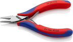 KNIPEX Elektronik-Vornschneider mit Mehrkomponenten-Hüllen 115 mm, 64 22 115
