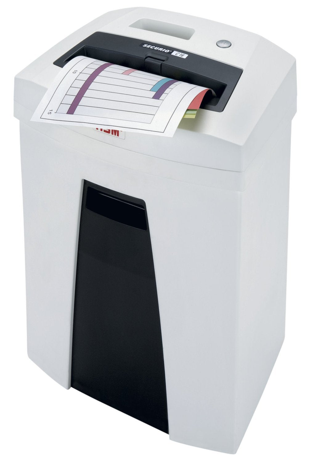 HSM SECURIO C16 Aktenvernichter, Sicherheitsstufe P2, 17 Blatt, Blauer Engel zertifiziert, Leise & Energiesparend, Langlebig