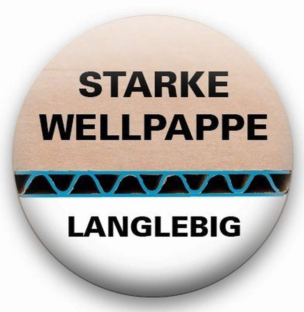 Elba Archivbox tric system, mit Verschlusslasche, aus Wellpappe in braun, 12 Stück