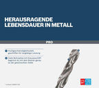 Bosch Professional 25tlg. ProBox Metallbohrer Set HSS-G (geschliffen, Zubehör Bohrschrauber und Bohrständer), Durchmesser: 1.0 - 13.0