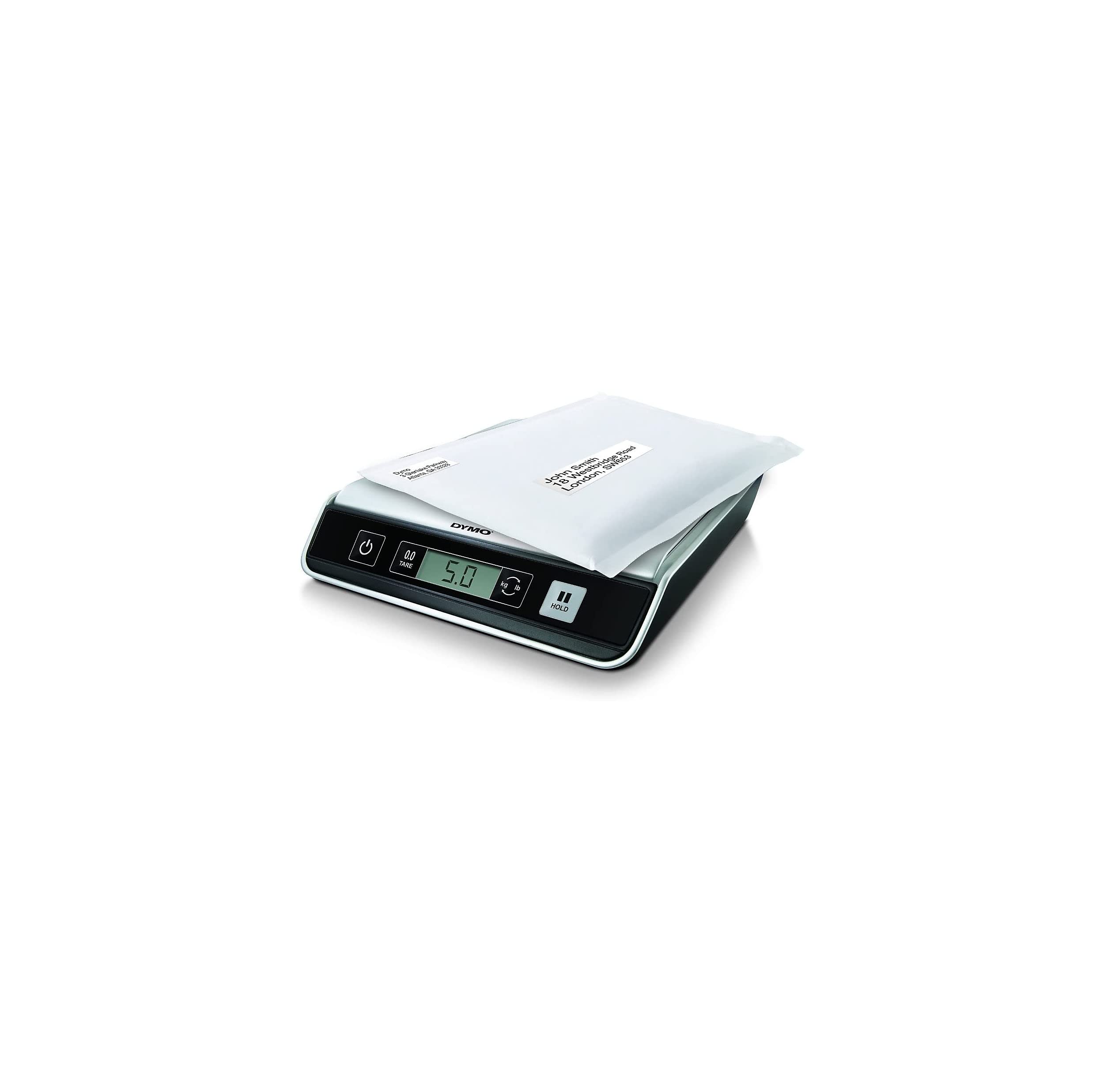 DYMO M10 Paketwaage | bis zu 10 kg | USB Briefwaage mit LCD-Bildschirm | 20 cm x 20 cm