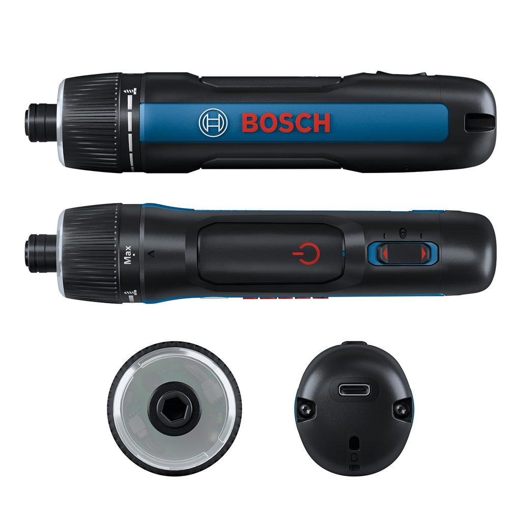 Bosch Professional Akkuschrauber Bosch GO 3 (inkl. 8-teiligem Bit-Set, Bitaufnahme, USB-C-Kabel, Mini-Koffer)