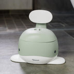 Kindsgut Kinder-Töpfchen, Babytopf WC/Klo, kinderfreundliches Wal-Design und dezente Farben, Toiletten-Training, Pistazie
