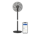 Philips Smart Standventilator Serie 3000. Starke & extrem leise SilentWings-Technologie. 19 dB. 2-in-1-Tisch- & Standventilator. Neig- & drehbar. App-Steuerung. 12-St.-Timer. Schwarz (CX3550/01)